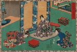 Kunisada (Toyokuni III.), Utagawa - Aus der Serie Sono sugata yukari no utsushi-e (Wahre Abbilder von der Gestalt des strahlenden Prinzen) 