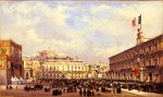 Caffi, Ippolito - Ankunft von Vittorio Emanuele II. in Neapel