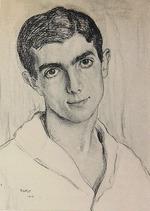 Bakst, Léon - Porträt von Balletttänzer Léonide Massine (1895-1979)