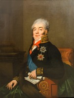 Rombauer, Janos - Porträt von Graf Dmitri Alexandrowitsch Gurjew (1758-1825)  
