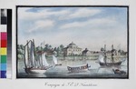 Alexandrow, Pjotr Alexandrowitsch - Die Datsche von Dmitri Lwowitsch Naryschkin auf der Kamenny-Insel in Sankt Petersburg 