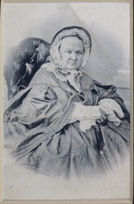 Unbekannter Fotograf - Porträt von Warwara Petrowna Turgenewa (1787-1850), geb. Lutowinowa
