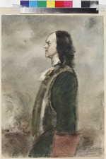 Rudakow, Konstantin Iwanowitsch - Peter I. Illustration zum Poem Poltawa von A. Puschkin