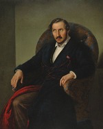 Rillosi, Giuseppe - Porträt von Komponist Gaetano Donizetti (1797-1848)