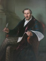 Rillosi, Giuseppe - Porträt von Komponist Gaetano Donizetti (1797-1848)