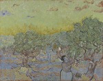 Gogh, Vincent, van - Olivenhain mit zwei Olivenpflückern