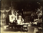 Bénard, Edmond - Mihàly Munkàcsy (1844-1900) in seinem Atelier