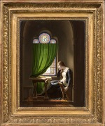 Baup, Henri Louis - Valentine von Mailand beweint den Tod ihres Mannes (nach Richard)