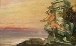 Marcel-Beronneau, Pierre Amédée - Der Faunus, auf der Flöte spielend