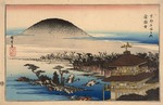 Hiroshige, Utagawa - Tempel des goldenen Pavillons. Aus der Serie Ansichten berühmter Orte in Kyoto