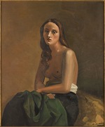 Derain, Andrè - Nu assis à la draperie verte