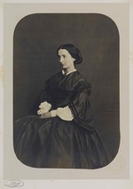 Unbekannter Fotograf - Porträt von Adèle Hugo (1830-1915) 