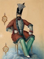 Abu'l Hasan Khan Ghaffari - Apotheose von Naser al-Din Schah (1831-1896)