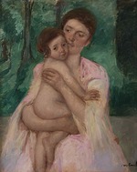 Cassatt, Mary - Frau mit dem Kind auf dem Arm