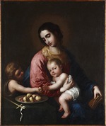 Zurbarán, Francisco, de - Madonna und Kind mit dem Johannesknaben