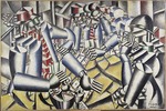Léger, Fernand - La partie de cartes (Karten spielende Soldaten)