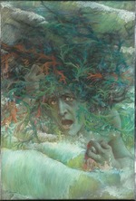 Lévy-Dhurmer, Lucien - Méduse. Vague furieuse