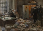 Wladimirow, Iwan Alexejewitsch - Beschlagnahme von Wertpapieren bei der Wawelberg Bank in Petrograd