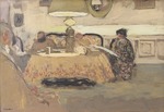 Vuillard, Édouard - Lampe in einem Interieur 