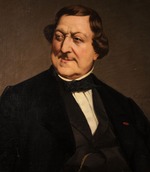 D'Ancona, Vito - Porträt von Komponist Gioachino Antonio Rossini (1792-1868)
