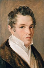 Wolff, Johann Eduard - Porträt von Karl Friedrich Schinkel (1781-1841)