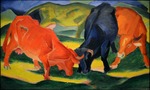 Marc, Franz - Kämpfende Kühe