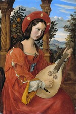 Schnorr von Carolsfeld, Julius - Porträt von Clara Bianca von Quandt 