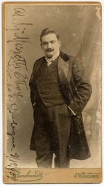 Fotoatelier Rembrandt, Warschau - Porträt von Opernsänger Enrico Caruso (1873-1921)