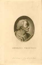 Unbekannter Künstler - Porträt von Amerigo Vespucci