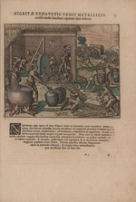 Bry, Theodor de - Zuckerrohr, von den Sklaven verarbeitet