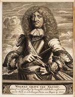 Unbekannter Künstler - Porträt von Fürst Walrad von Nassau-Usingen (1635-1702) (Aus: Schauplatz des Krieges)