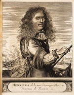 Unbekannter Künstler - Marschall Henri de La Tour d'Auvergne, vicomte de Turenne (1611-1675) (Aus: Schauplatz des Krieges)