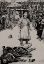 Wasnezow, Viktor Michailowitsch - Illustration für Das Lied über den Kaufmann Kalaschnikow von M. Lermontow