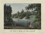 Thurner - Apollokolonnade und Kaskade im Schloßpark von Pawlowsk. (Collection des vues de Pawlowsk dedieé à Sa Majesté Impériale Maria Feo