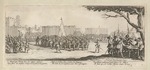 Callot, Jacques - Elend und Schrecken des Krieges, Blatt 2: Die Anwerbung der Truppen