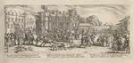 Callot, Jacques - Elend und Schrecken des Krieges, Blatt 6: Die Zerstörung eines Klosters