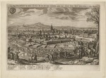 Merian, Matthäus, der Ältere - Contrafactur der Stadt Frankfurt am Main mit Durchzug der Schweden unter Gustav Adolf am 17. November 1631