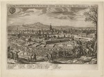 Merian, Matthäus, der Ältere - Contrafactur der Stadt Frankfurt am Main mit Durchzug der Schweden unter Gustav Adolf am 17. November 1631