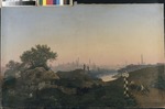 Botscharow, Michail Iljitsch - Blick auf Moskau von den Sperlingsbergen