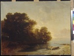 Calame, Alexandre - Bäume am See