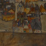 Schiele, Egon - Dämmernde Stadt (Die Kleine Stadt II)