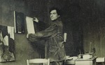 Guillaume, Paul - Amedeo Modigliani in seinem Atelier