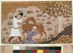 Iranischer Meister - Das Melken eines Onagers
