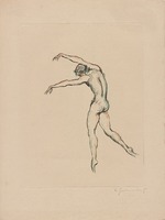 Grunenberg, Arthur - Vaslav Nijinsky im Ballett Le Spectre de la Rose (Der Geist der Rose)
