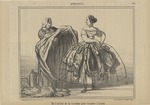 Daumier, Honoré - De l'utilité de la crinoline pour frauder l'octroi (Vom Nutzen des Reifrocks, um den Zoll zu betrügen)