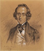 Maurin, Nicolas-Eustache - Porträt von Frédéric Chopin (1810-1849)