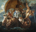 Jordaens, Jacob - Die heilige Familie in einem Boot