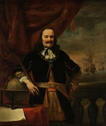 Bol, Ferdinand - Porträt von Admiral Michiel Adriaenszoon de Ruyter (1607-1676)
