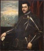 Tintoretto, Domenico, (Werkstatt) - Porträt des venezianischen Admirals