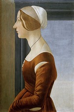 Botticelli, Sandro - Bildnis einer jungen Frau 